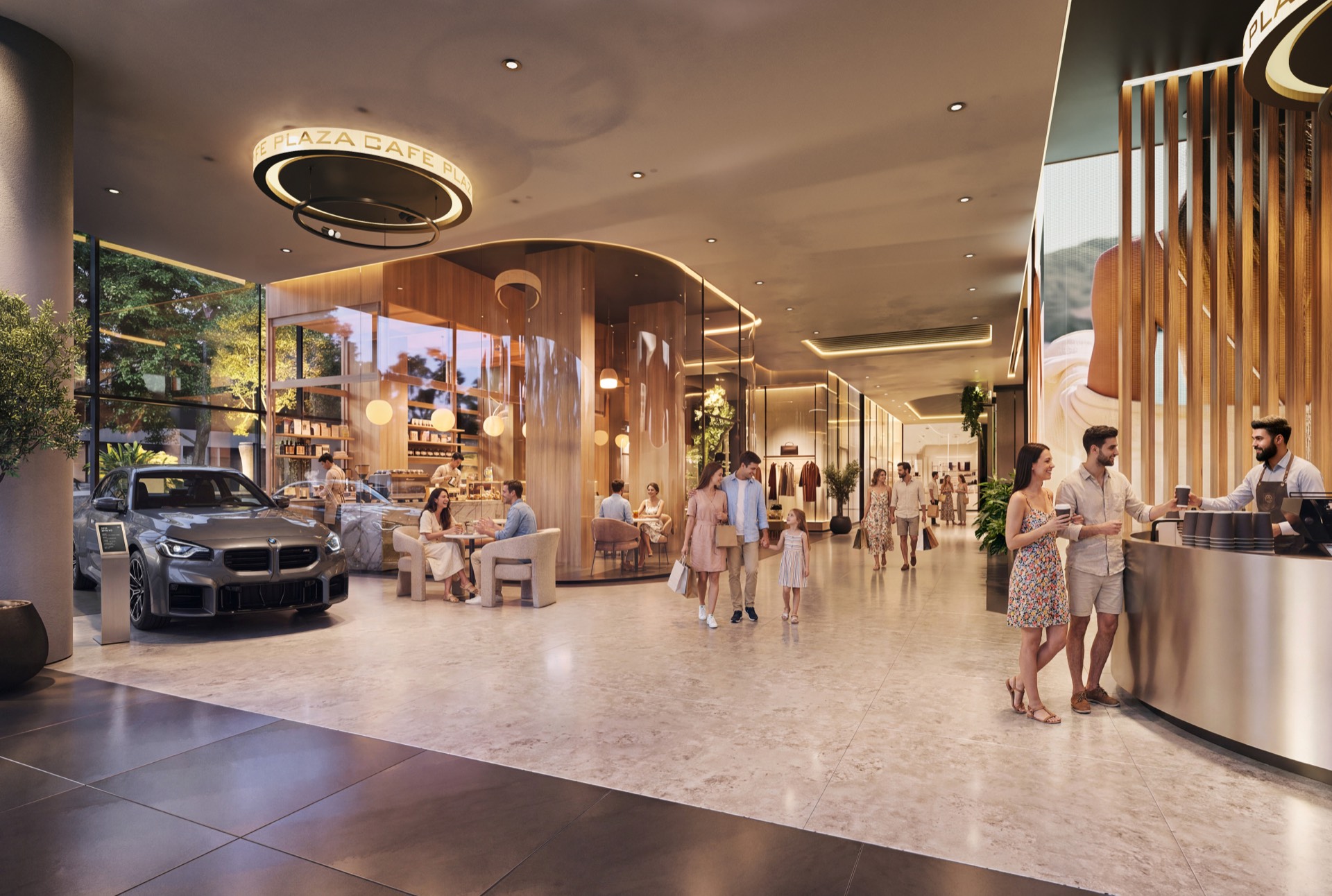 Paseo comercial interior